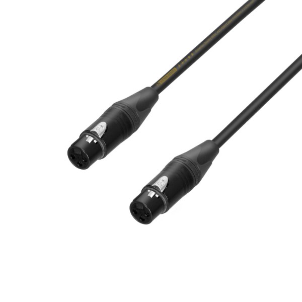 Adam Hall Cables 5 STAR DFF 0020 - Adapterkabel | XLR 3-Pol Female x XLR 3-Pol Female | 0,2 m