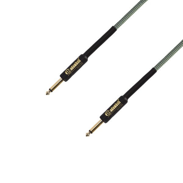 Adam Hall Cables 4 STAR IPP 0900 GRN - Instrumentenkabel | Nylonmantel Adam Hall® Klinke TS | 9 m