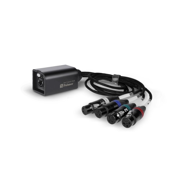 Palmer AoC Loom XLRf - Audio over Cat Multicore-Adapterkabel von etherCON auf 4 x XLR female