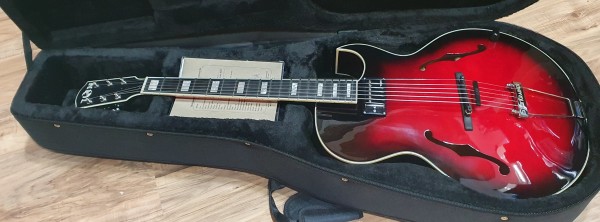 STARKRAINER TS-10 Jazzgitarre Oberkrainer Modell red gloss