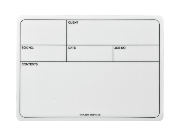 ACCESSORY Beschriftungsschild selbstklebend 130x85mm