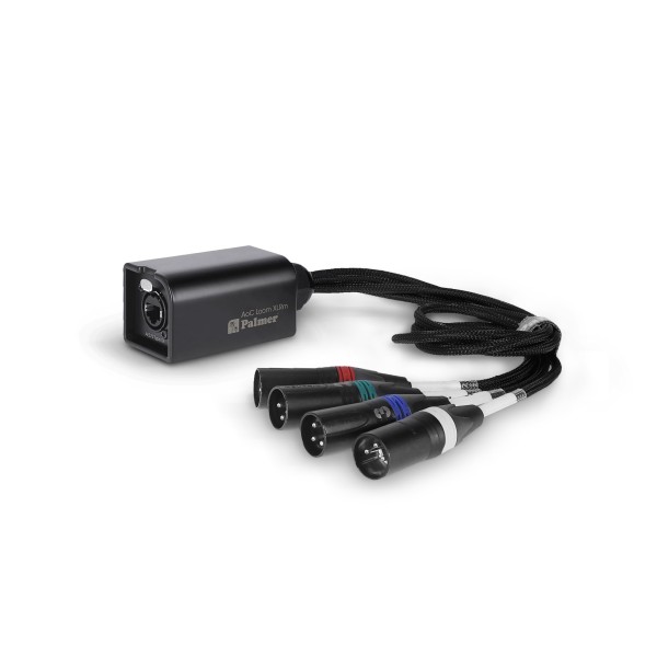 Palmer AoC Loom XLRm - Audio over Cat Multicore-Adapterkabel von etherCON auf 4 x XLR male