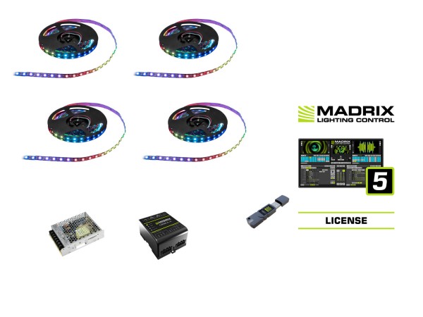 EUROLITE Set Pixel Strip RGB inkl. Madrix Start