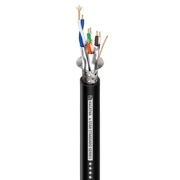 Adam Hall Cables 4 STAR NETWORK CAT6A D - Netzwerkkabel | Cat.6a (S/FTP) | 500 m
