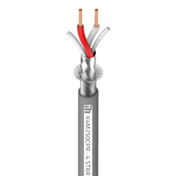 Adam Hall Cables 4 STAR MICROPHONE 250 INSTALL CABLE - Mikrofonkabel 0,50 mm² AWG20 | Indoor Install