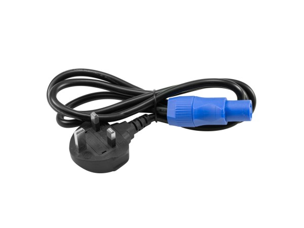 EUROLITE P-Con Netzkabel 3x 1,0mm² 1,2m mit UK Stecker