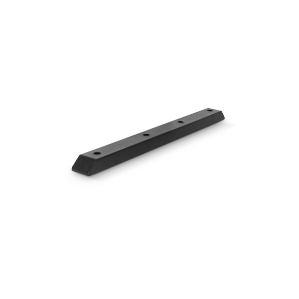 Adam Hall Hardware 49645 - Kufe aus schwarzem Kunststoff, 45 cm
