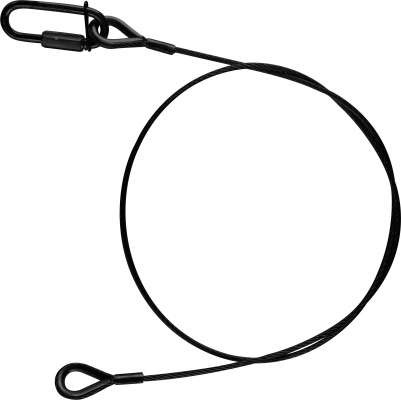 RIGGATEC Safety | WLL 64kg | black - 100cm Länge | 8mm Stärke | Kettenschnellverschluss