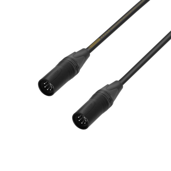 Adam Hall Cables 5 STAR DGG 0020 - Adapterkabel | XLR 5-Pol Male x XLR 5-Pol Male | 0,2 m