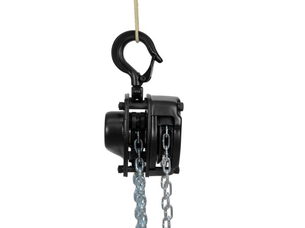 SAFETEX Stirnradflaschenzug 250kg 6m Hub schwarz