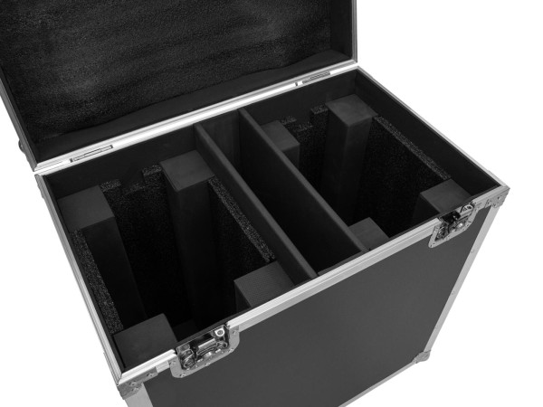 ROADINGER Flightcase 2x TMH-S400 mit Rollen