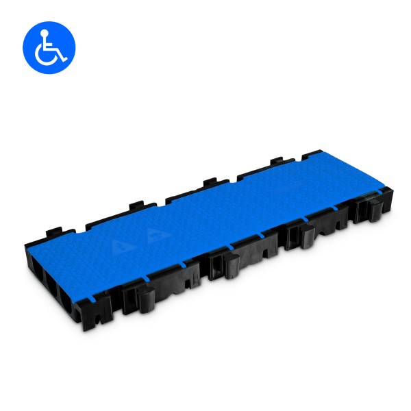Defender 3 2D BLU MID SECTION - Modulsystem 3 Kanäle | Blau | Mittelteil | rollstuhlgerechter Überga