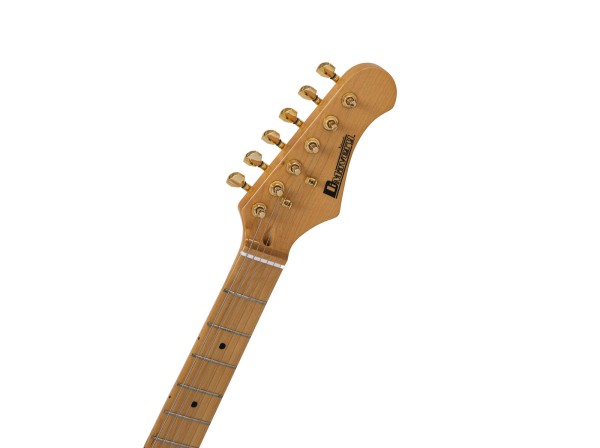 DIMAVERY ST-203 E-Gitarre, vintage weiß