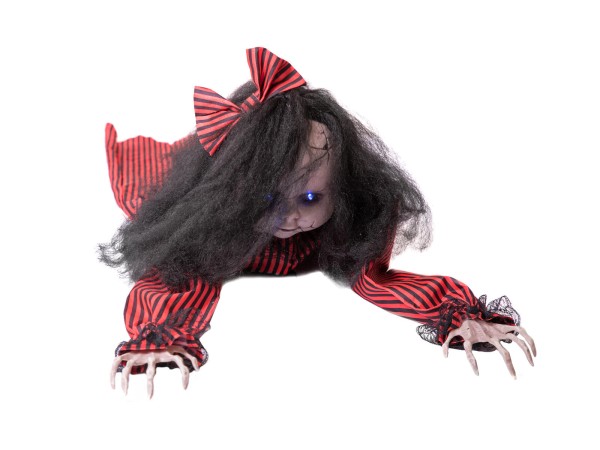 EUROPALMS Halloween Figur kriechend Mathilda, animiert, 110cm