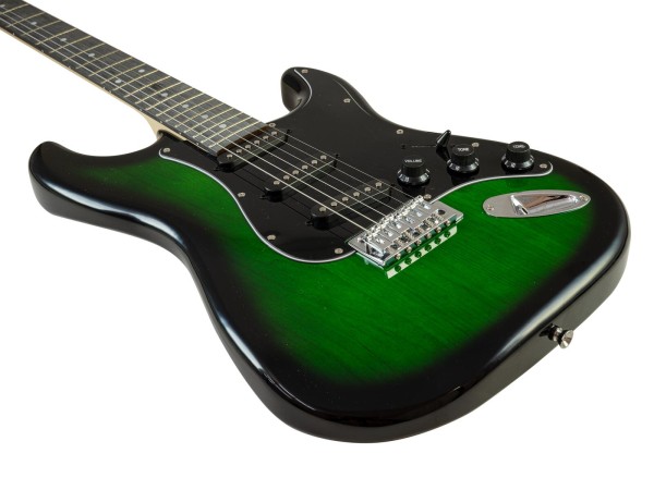 DIMAVERY ST-203 E-Gitarre, greenburst
