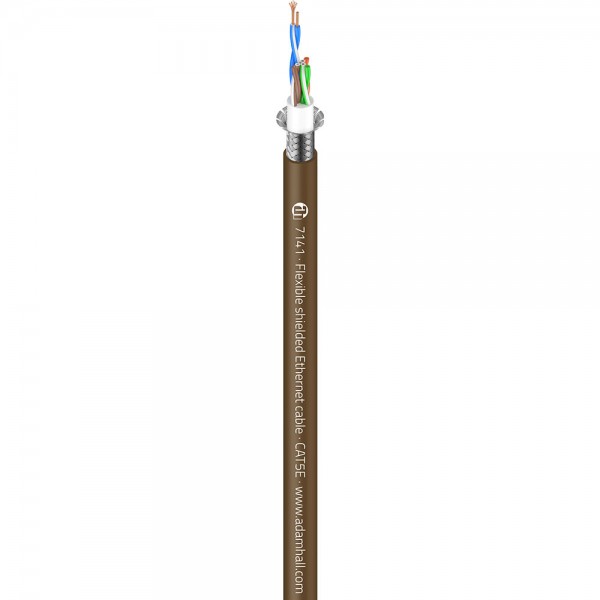Adam Hall Cables 7141 - Flexibles abgeschirmtes Ethernet-Kabel - CAT5E