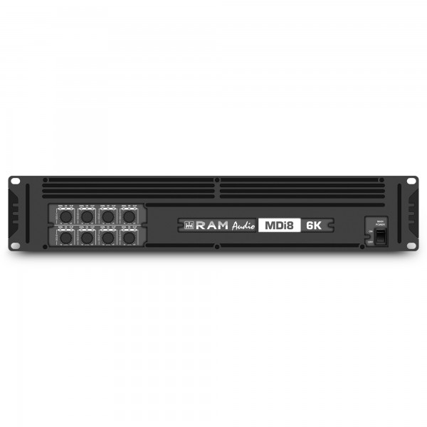 Ram Audio MDi8-6K D - 8 Kanal Verstärker 8 x 750W 4 Ohm + Dante