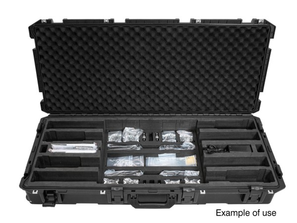 ROADINGER Kunststoffcase für 4x AKKU IP Pixel Tube 360° CRMX