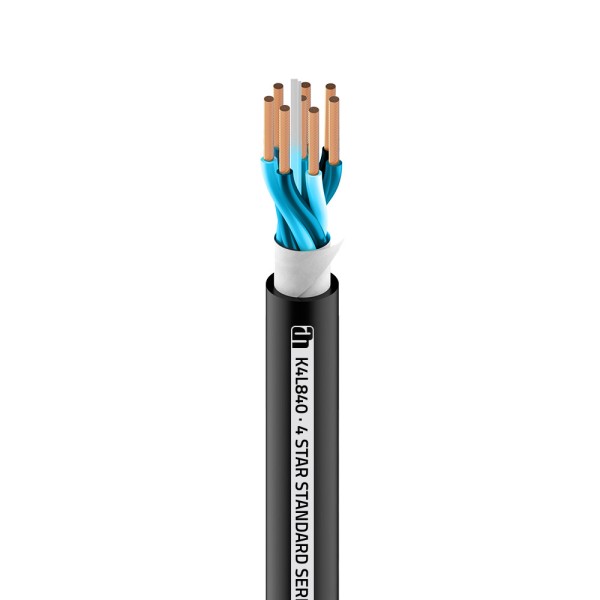 Adam Hall Cables 4 STAR L 840 L - Lautsprecherkabel 8 x 4.0 mm²