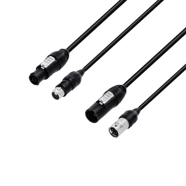 Adam Hall Cables 8101 PSDP5 0150 N IP65 - DMX- & Netzkabel Neutrik powerCON TRUE1 TOP & Neutrik IP65