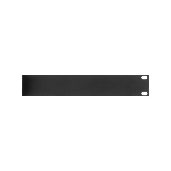 Adam Hall 19" Parts RACK PAN 01 HALF - Halbe 19" U-Rackblende 1HE
