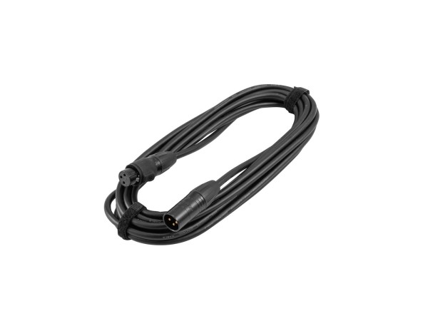 EUROLITE DMX Kabel SEC-1 IP65 3pol 1m sw