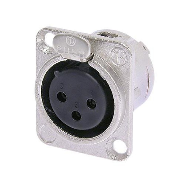 Neutrik NC3FD-L-1 - XLR Einbaubuchse female