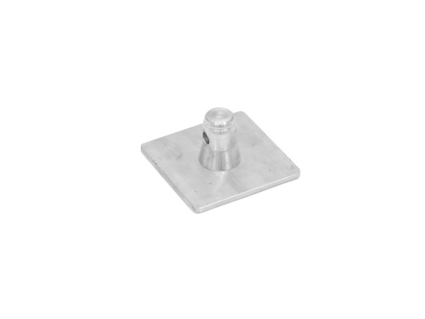 ALUTRUSS SINGLELOCK Bodenplatte M-10 (eckig) MALE