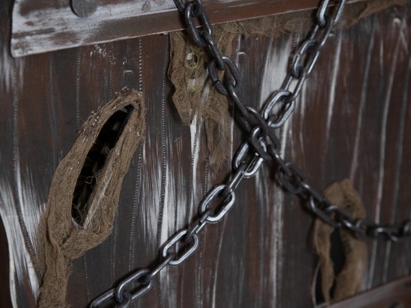 EUROPALMS Halloween Sarg des Schreckens, animiert, 155cm