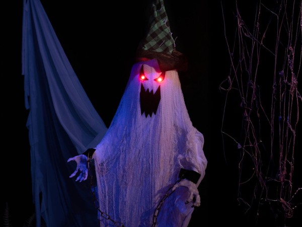 EUROPALMS Halloween Geist, hängend, animiert, 183cm