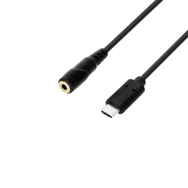 Adam Hall Cables 3 STAR B Y USB-C 0020 - USB-C Adapterkabel | 3,5 mm Miniklinke Female x USB-C | 0,2