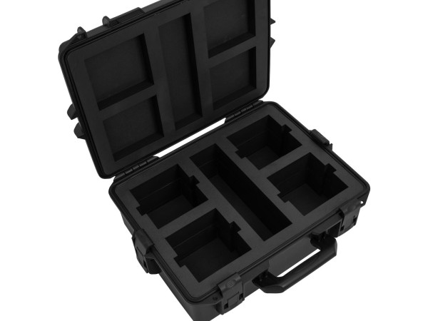 ROADINGER Kunststoffcase für 4x AKKU UP-4 QCL Spot QuickDMX MK2