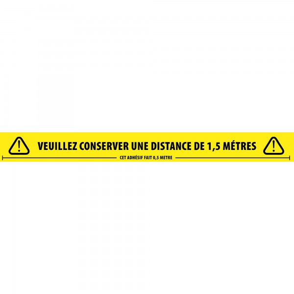 Adam Hall Accessories 58067 FRE - Social Distancing Tape Französisch