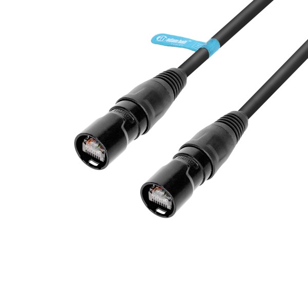 Adam Hall Cables 4 STAR ECON CAT6A IP65 0.5m - Netzwerkkabel | Cat.6a (S/FTP) Rean® Z-Series IP65 RJ