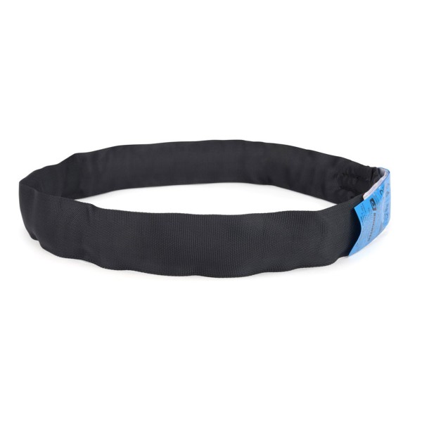 RIGGATEC Round sling 1m | polyester Web | black - Tragfähigkeit 1,1t | Nutzlänge 0,5m | Umfang 1m