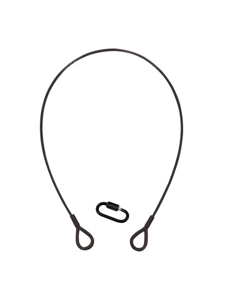 EUROLITE Sicherungsseil A 3x600mm bis 5kg, schwarz