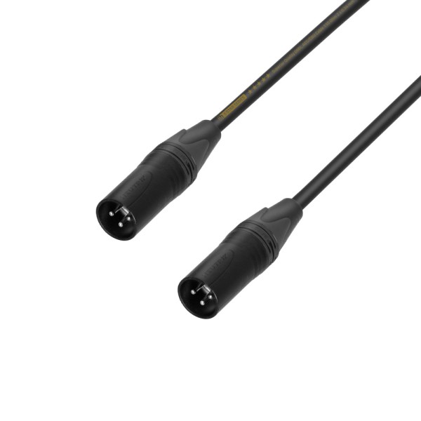 Adam Hall Cables 5 STAR DMM 0020 - Adapterkabel | XLR 3-Pol Male x XLR 3-Pol Male | 0,2 m