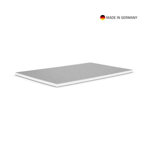 Adam Hall Hardware 0568SCGWG - Adam Hall SolidCore®PP Platte grau, weißer Kern, 6,6 mm, 2500 x 1250