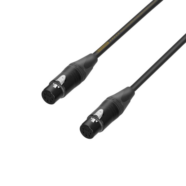Adam Hall Cables 5 STAR DHH 0020 - Adapterkabel | XLR 5-Pol Female x XLR 5-Pol Female | 0,2 m