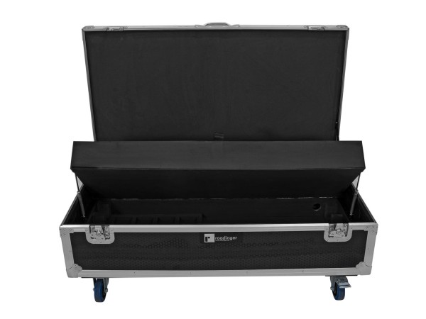 ROADINGER Flightcase 8x AKKU IP Pixel Tube 360° PRO CRMX mit Ladefunktion und Rollen