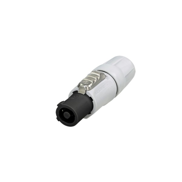 Neutrik NAC3FCB-1 - Verriegelbarer Kabel-Steckverbinder, power-out, Schraubklemmen, grau, V-0 EInsat