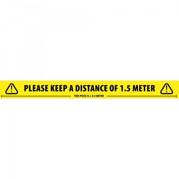 Adam Hall Accessories 58067 ENG - Social Distancing Tape Englisch