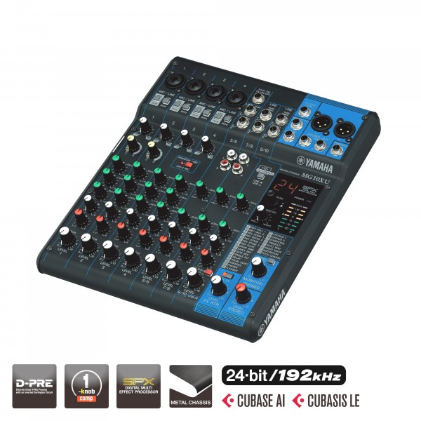 Yamaha MG10 XU - 10-Kanal Mischpult mit Effekteinheit