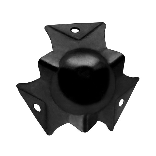 Adam Hall Hardware 4113 BLK - Kugelecke klein, dreischenklig, gestuft für 6109, schwarz