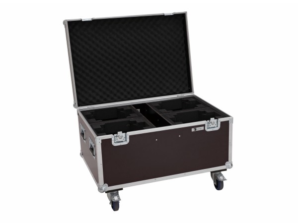 ROADINGER Flightcase 4x LED TMH-X4