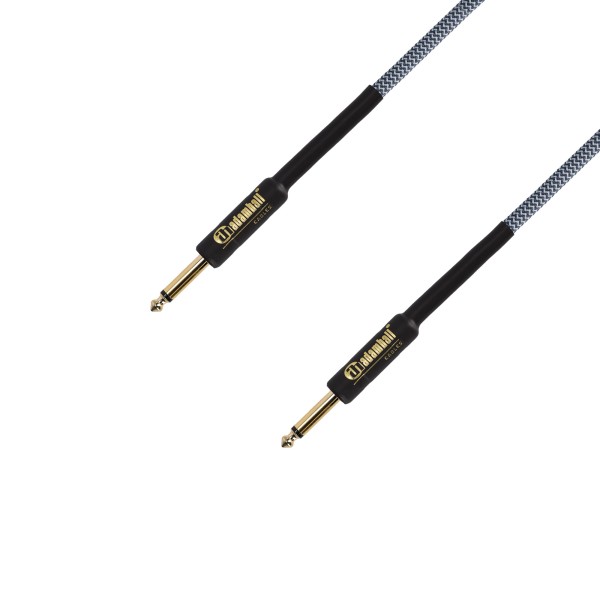 Adam Hall Cables 4 STAR IPP 0300 BLU - Instrumentenkabel | Nylonmantel Adam Hall® Klinke TS | 3 m