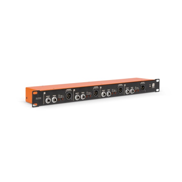 Palmer BRIDGE 4A - 4-kanalige, aktive DI-Box im 19"-Rackformat