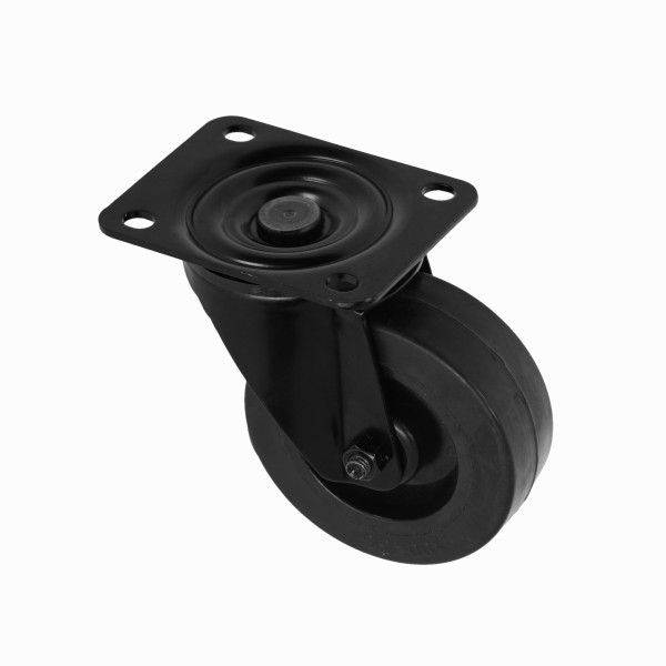Adam Hall Hardware 372151 BLK - Lenkrolle 100 mm, schwarz