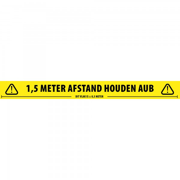 Adam Hall Accessories 58067 DUT - Social Distancing Tape Niederländisch