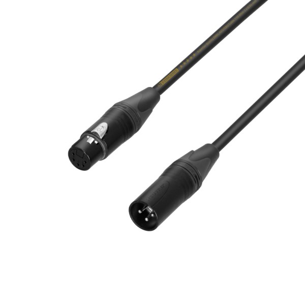 Adam Hall Cables 5 STAR DHM 0020 - Adapterkabel | XLR 5-Pol Female x XLR 3-Pol Male | 0,2 m